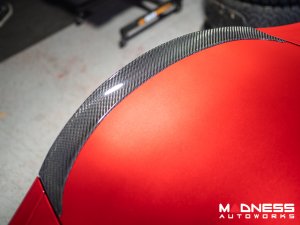 Alfa Romeo 4C Rear Spoiler - Carbon Fiber - Coupe - Italian Theme w/ 4C Logo